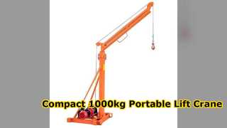 Portable Mini Lift Crane 360 Degree Heavy Duty Hoist