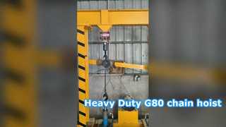 HSC chain block manual hoist testing load