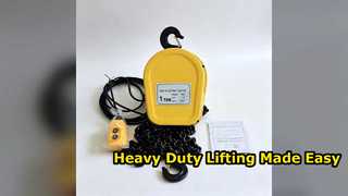 DHS Electric Chain Hoist Heavy Duty Lifting Solution