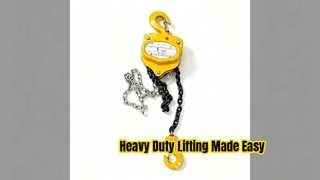 Heavy Duty Manual Chain Hoist for Industrial Lifting