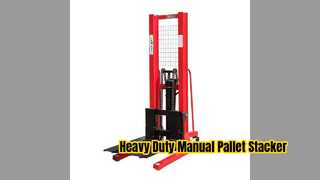 Manual Hydraulic Pallet Stacker 2000kg Heavy Duty Lift
