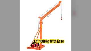 Portable Mini Lift Crane 360 Degree Heavy Duty Hoist