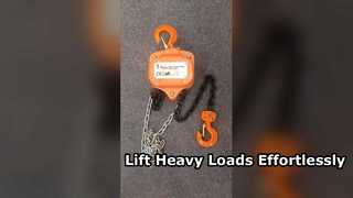 Vital Type Manual Chain Hoist Heavy Duty Lifting Solution