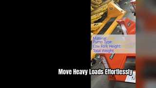 Heavy Duty Hand Pallet Truck for Warehouse Efficiency