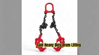 Heavy Duty Drum Chain Lifter for Safe Oil Drum Transport