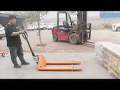 How to use hand pallet truck