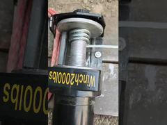 Electric car winch
