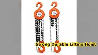 Heavy Duty Manual Chain Hoist Durable Lifting Solution